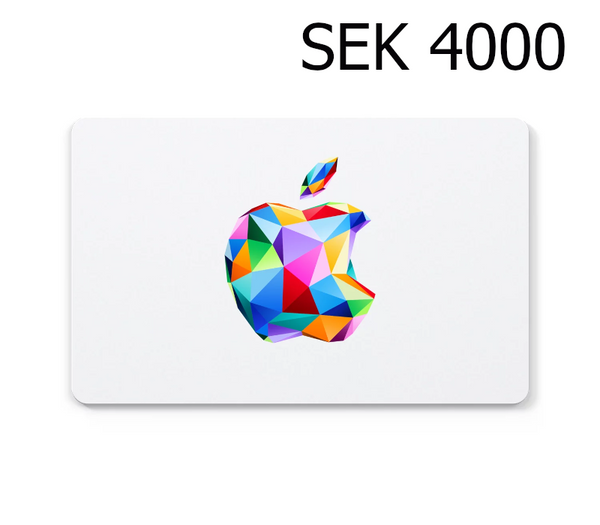 Apple 4000 SEK Gift Card SE