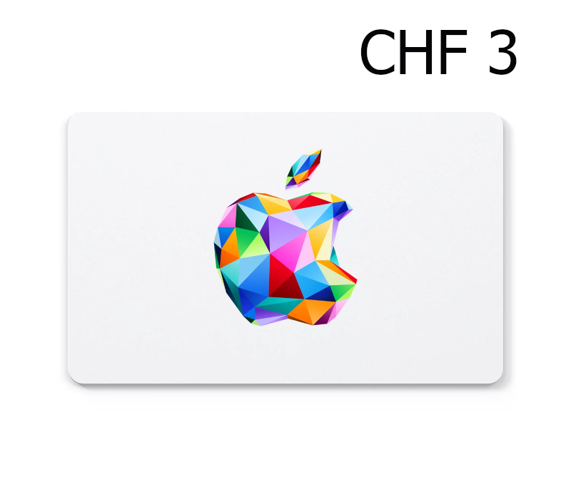 Apple 3 CHF Gift Card CH