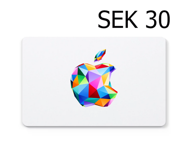 Apple 30 SEK Gift Card SE