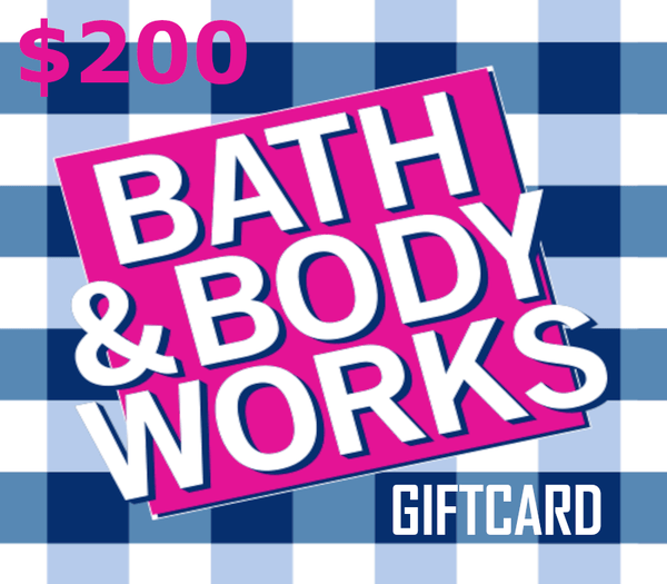 Bath & Body Works $200 Gift Card