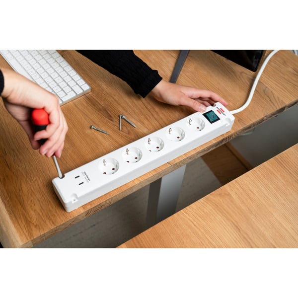 Brennenstuhl Bremounta Steckdosenleiste 5-fach, 2x USB-C - Brennenstuhl - vue 6