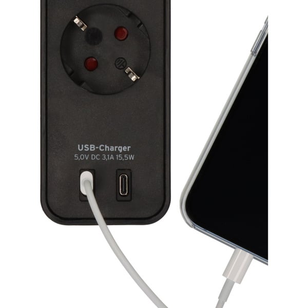Brennenstuhl Ecolor Steckdosenleiste 4-fach, 2x USB-C - Brennenstuhl - vue 5