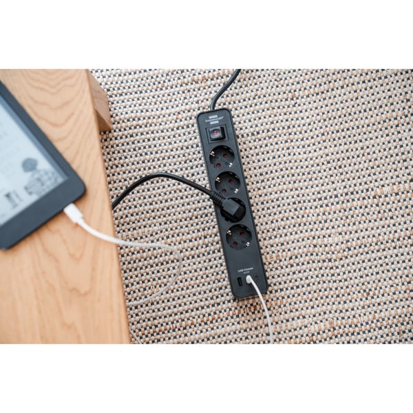 Brennenstuhl Ecolor Steckdosenleiste 4-fach avec 2x USB-C, 1x USB-A - Brennenstuhl - vue 7