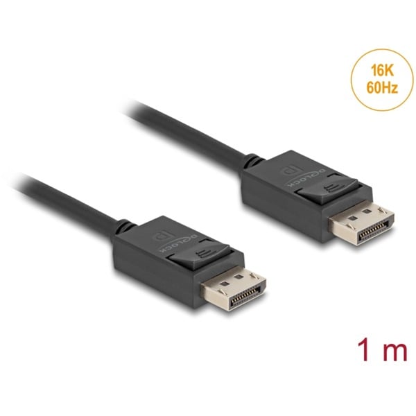 DeLOCK câble DisplayPort 2.1 Stecker > DisplayPort Stecker, 16K, 80 Gbps - DeLOCK - vue 2