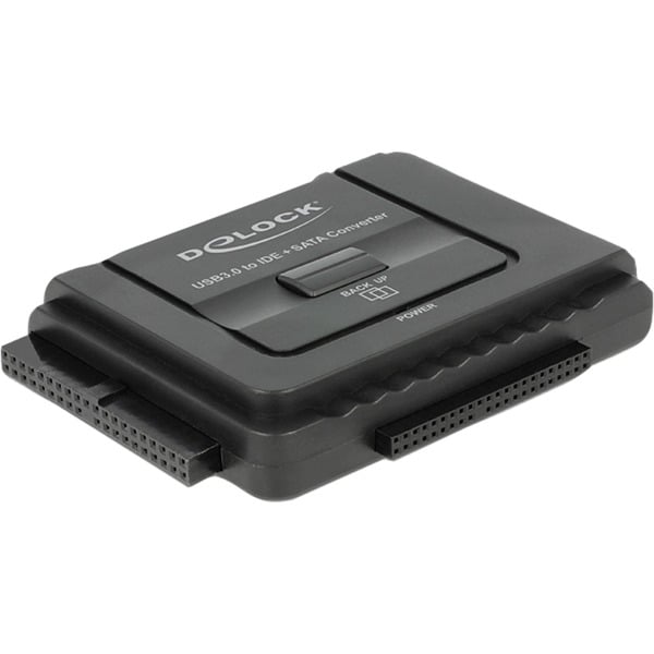 DeLOCK USB 3.2 Gen 1 Konverter, USB-A Stecker > SATA 22P + IDE 40P + IDE 44P Buchse - DeLOCK