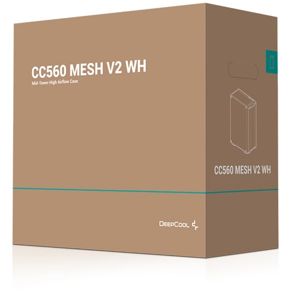 DeepCool CC560 MESH V2, Tower-Gehäuse - DeepCool - vue 12