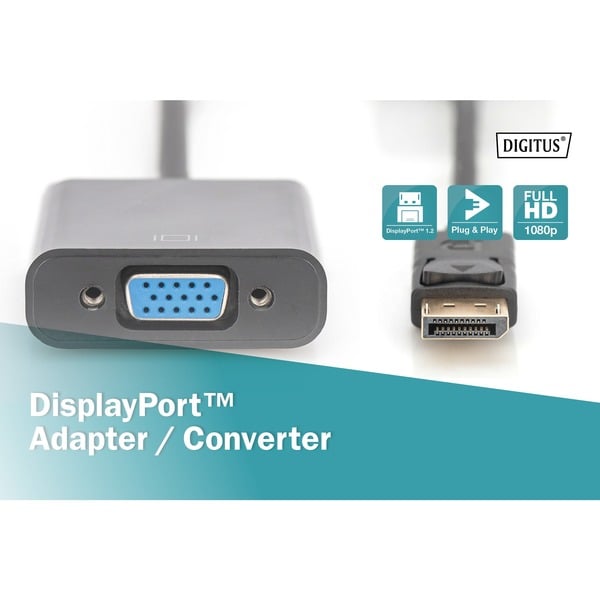 € 5,37 Digitus Adapter / Konverter DisplayPort > VGA HD15 - Digitus - vue 6