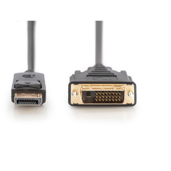(€ 2,69 / 1 m) Digitus Adapterkabel DisplayPort > DVI-D, Interlock - Digitus - vue 2