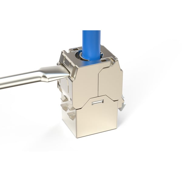 € 2,68 Digitus CAT 6A Kompakt-Keystone Modul geschirmt werkzeugfrei, Keystone-Modul - Digitus - vue 4