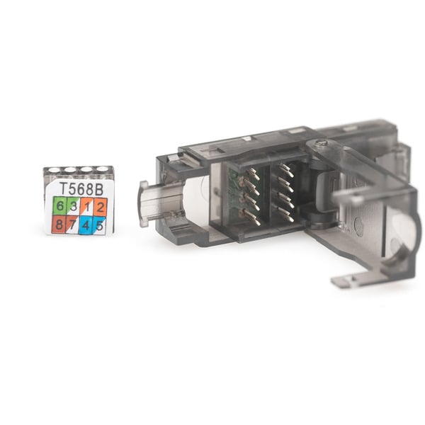 Digitus CAT.6a Feldstecker ungeschirmt, avec Staubschutzkappe - Digitus - vue 5
