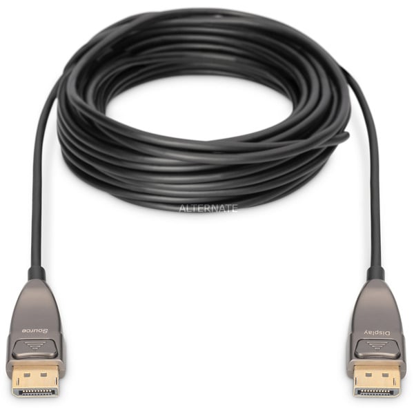 Digitus DisplayPort AOC Hybrid Glasfaserkabel, UHD 8K - Digitus - vue 2