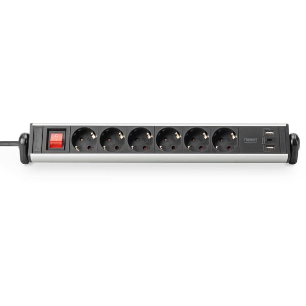 Digitus Office-Steckdosenleiste 6-fach, 3x USB - Digitus - vue 2