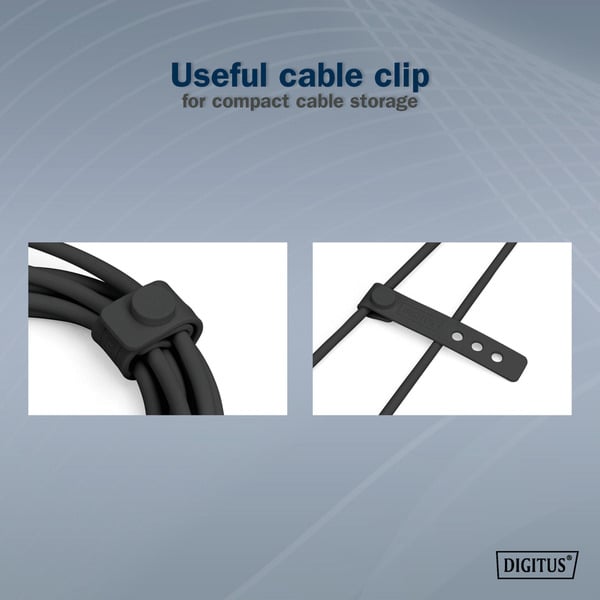 Digitus USB4 Gen 2x2 Silikon-Anschlusskabel USB-C > USB-C - Digitus - vue 13