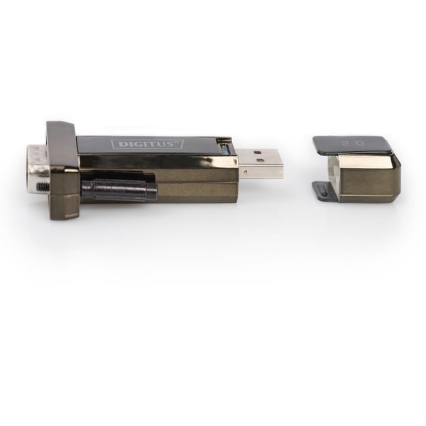 Digitus USB 2.0 Adapter, USB-A Stecker > 9-Pin seriell Stecker - Digitus - vue 6