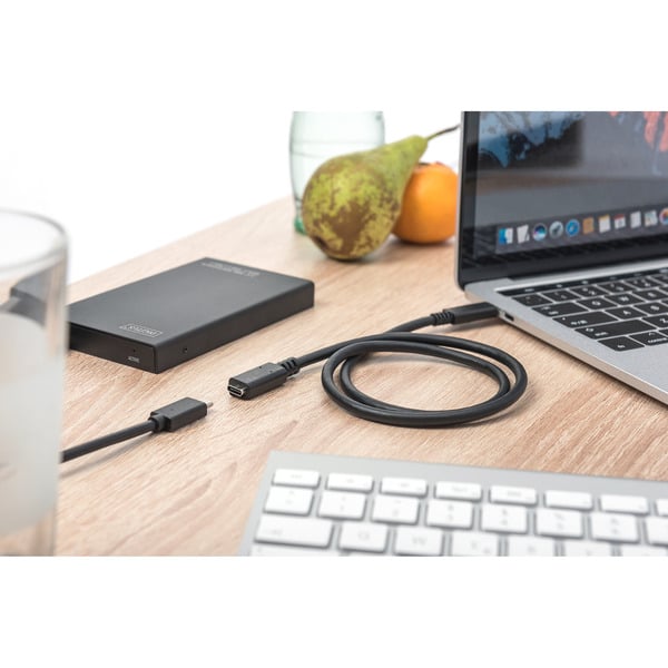 (€ 5,03 / 1 m) Digitus USB 2.0 Verlängerungskabel, USB-C Stecker > USB-C Buchse - Digitus - vue 9