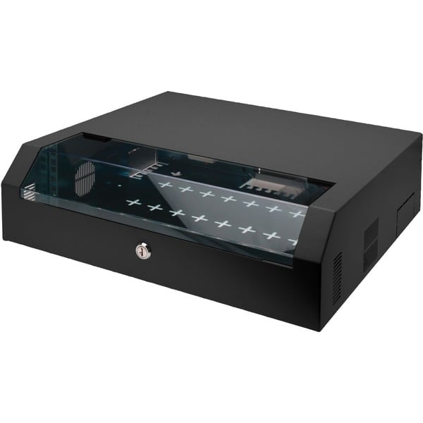 Digitus Wandgehäuse SOHO Slim 156x525x475mm 3HE rotierbar 2HE fix, IT-Schrank - Digitus