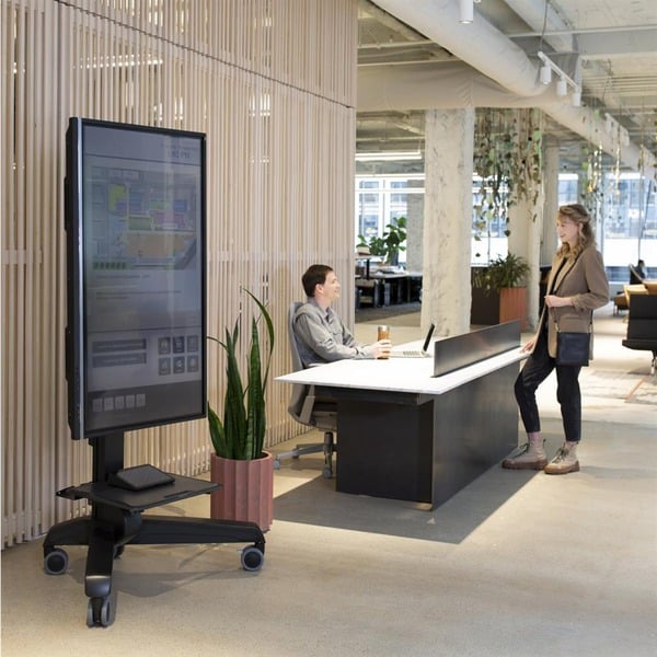 Ergotron Neo-Flex Mobile MediaCenter VHD, pied - Ergotron - vue 5