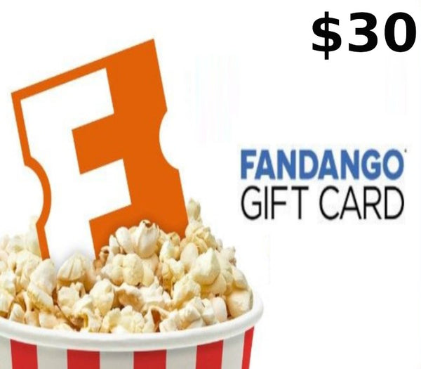 Fandango $30 Gift Card
