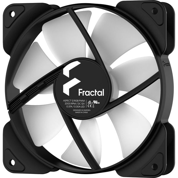 Fractal Design Aspect 12 RGB PWM Black Frame 3er, Gehäuselüfter - Fractal Design - vue 3