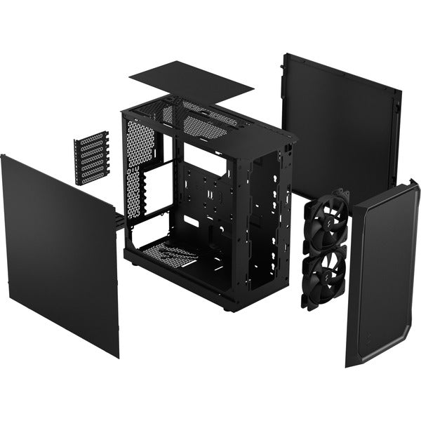 Fractal Design Focus 2 Black Solid, Tower-Gehäuse - Fractal Design - vue 11