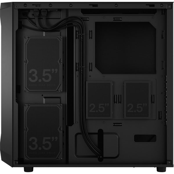 Fractal Design Focus 2 Black Solid, Tower-Gehäuse - Fractal Design - vue 9