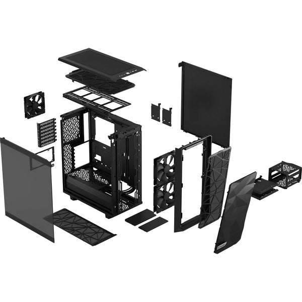 Fractal Design Meshify 2 Compact Black TG Light Tint, Tower-Gehäuse - Fractal Design - vue 18