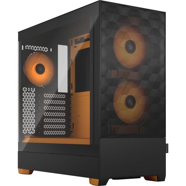 Fractal Design Pop Air RGB orange Core TG Clear Tint, Tower-Gehäuse - Fractal Design