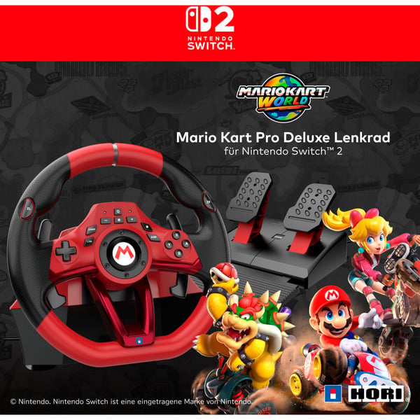 HORI Mario Kart Racing Wheel Pro Deluxe, Simulatoren-Set - HORI - vue 9