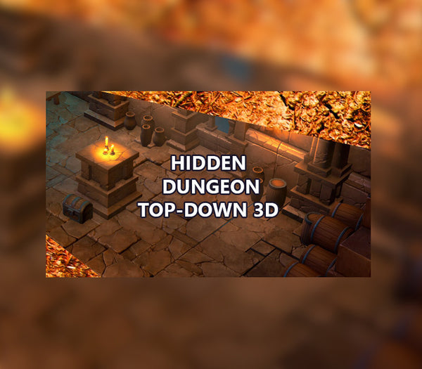 Hidden Dungeon Top-Down 3D