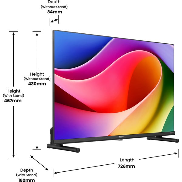 Hisense 32A5Q, QLED-Fernseher - Hisense - vue 7
