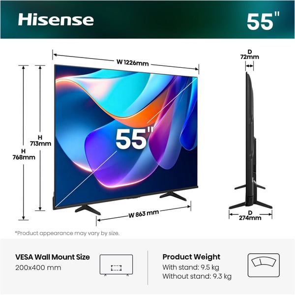 Hisense 55A6S, LED-Fernseher - Hisense - vue 9