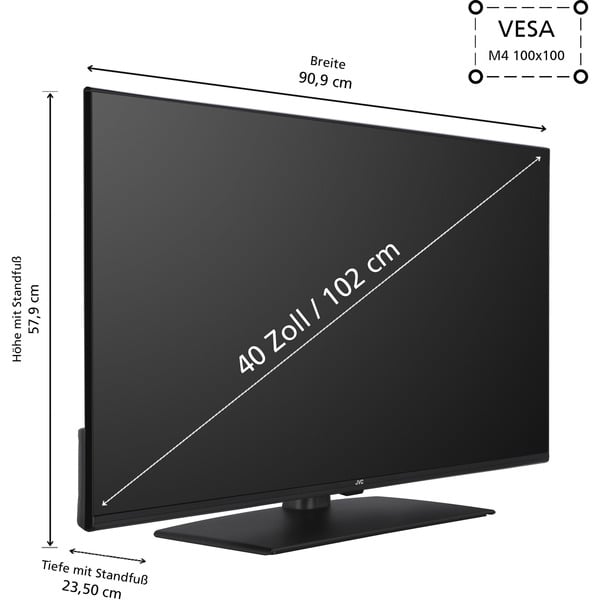 JVC LT-40VF4455, LED-Fernseher - JVC - vue 2