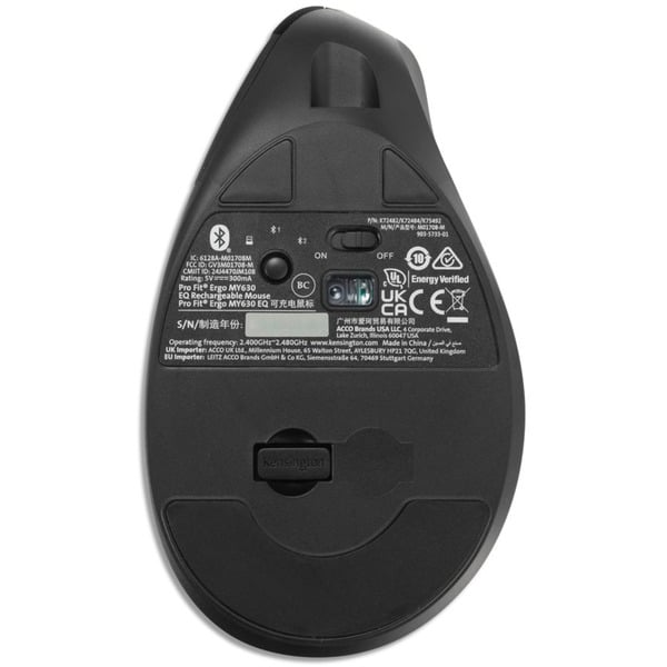 Kensington Pro Fit Ergo MY630 EQ, souris - Kensington - vue 6