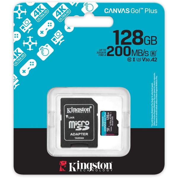 Kingston Canvas Go! Plus 128 GB microSDXC, Speicherkarte - Kingston - vue 3