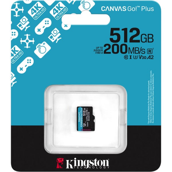 Kingston Canvas Go! Plus 512 GB microSDXC, Speicherkarte - Kingston - vue 3