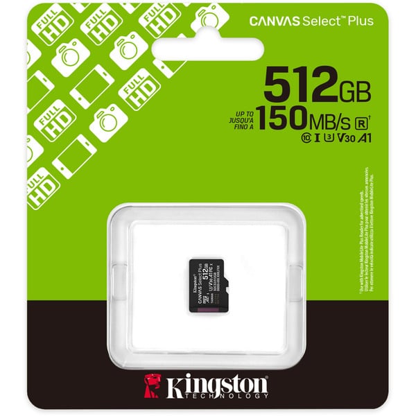 Kingston Canvas Select Plus 512 GB MicroSDXC, Speicherkarte - Kingston - vue 3