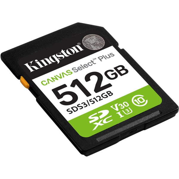 Kingston Canvas Select Plus 512 GB SDXC, Speicherkarte - Kingston - vue 2