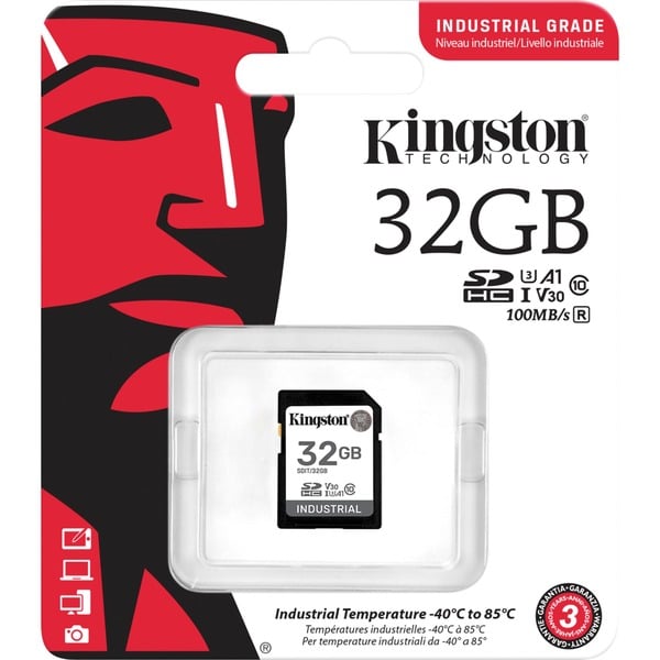 Kingston Industrial 32 GB SDHC, Speicherkarte - Kingston - vue 3