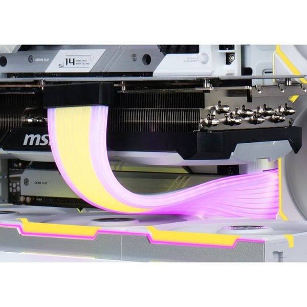 Lian Li Verlängerungskabel Strimer Wireless PW16-121W, GPU 12V-2x6 Wide - Lian Li - vue 8
