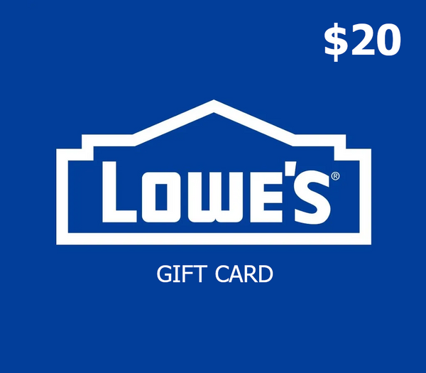 Lowe's $20 Gift Card