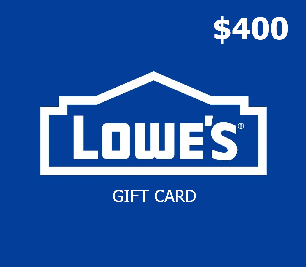 Lowe's $400 Gift Card