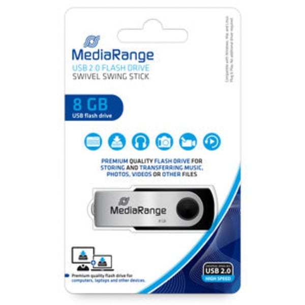MediaRange Flexi-Drive 8 GB, USB-Stick - MediaRange - vue 2