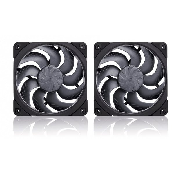Noctua NF-A12x25 G2 PWM Sx2-PP chromax.black, Gehäuselüfter - Noctua - vue 4