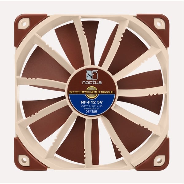 Noctua NF-F12 5V, Gehäuselüfter - Noctua - vue 2
