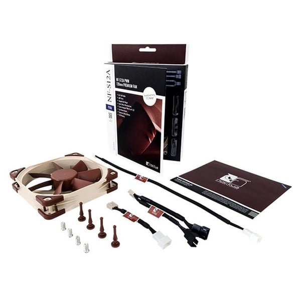Noctua NF-S12A PWM, Gehäuselüfter - Noctua - vue 3