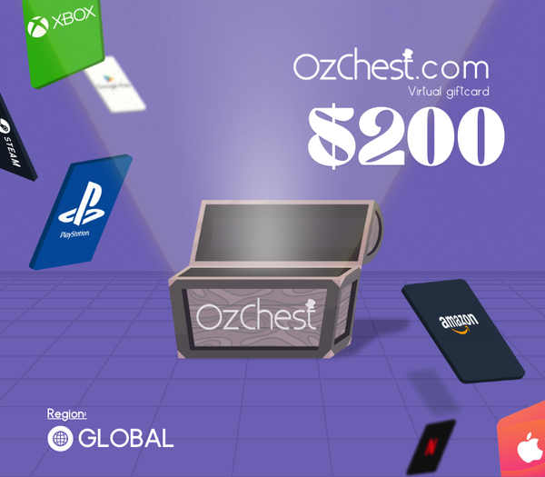Ozchest $200 Gift Card