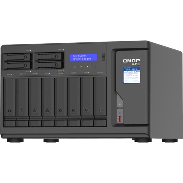 QNAP TVS-h1288X-W1250-16G, NAS - QNAP - vue 4