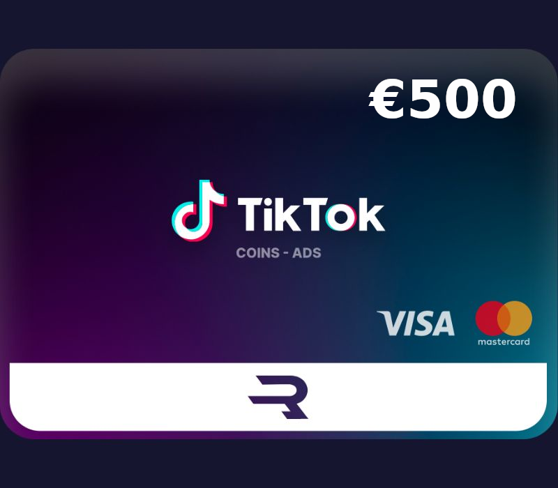 Rewarble TikTok EUR 500 Gift Card