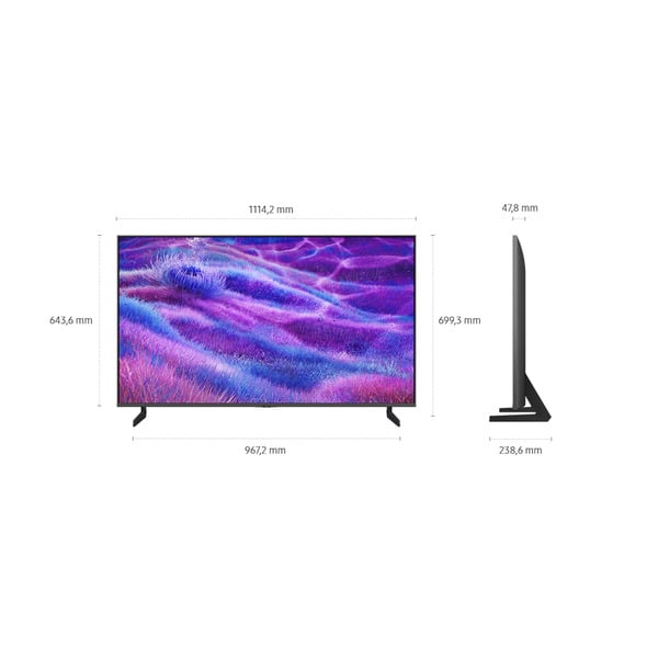 Samsung GQ50QN80FAUXZG, QLED-Fernseher - Samsung - vue 3