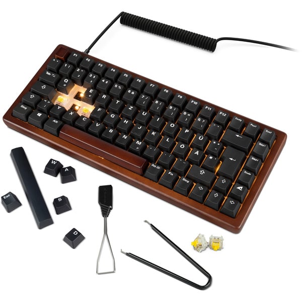 Sharkoon SKILLER SGK50 S3 Wood PBT, clavier gaming - Sharkoon - vue 9